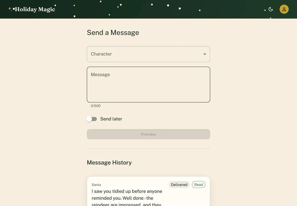 Write it, preview it, then approve it